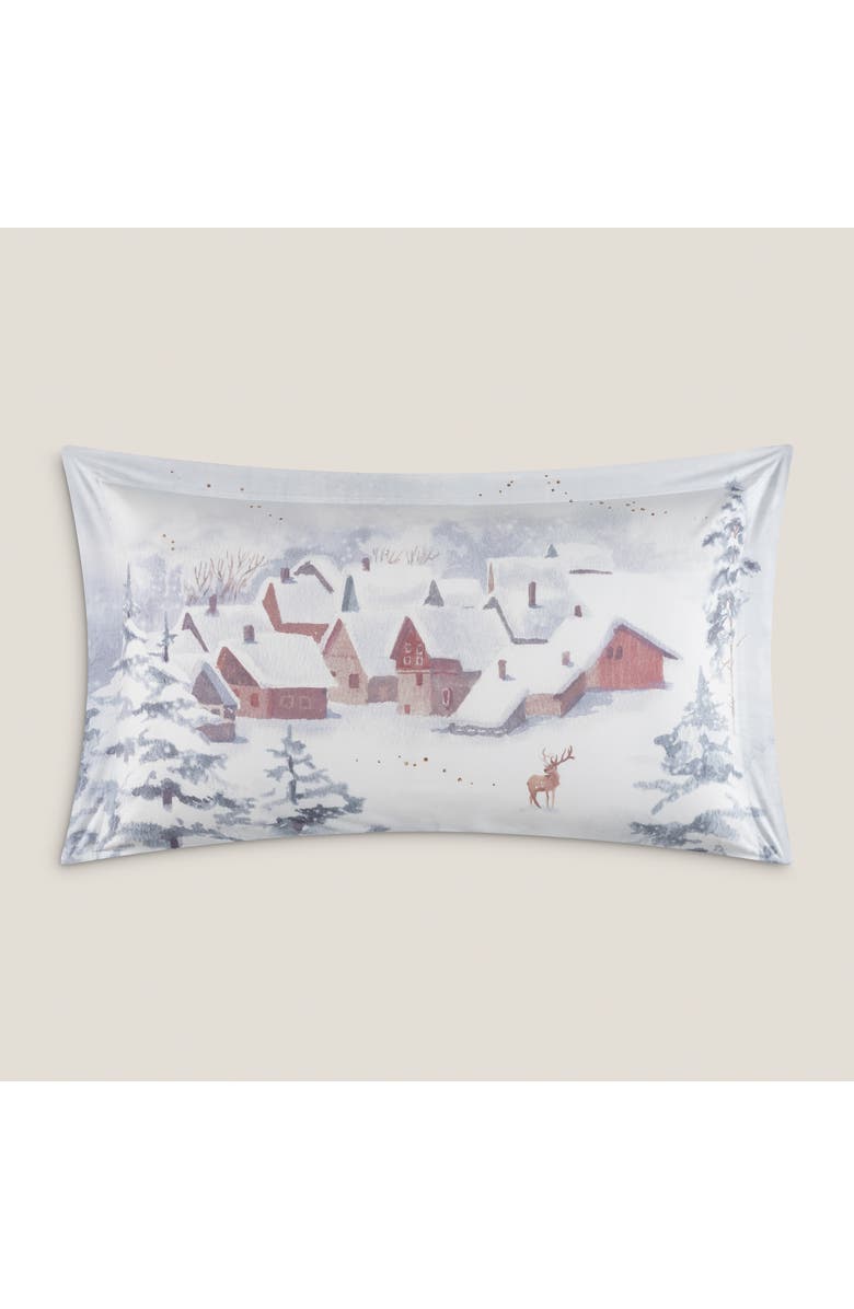 Togas Snowy pillowcase, Alternate, color, White