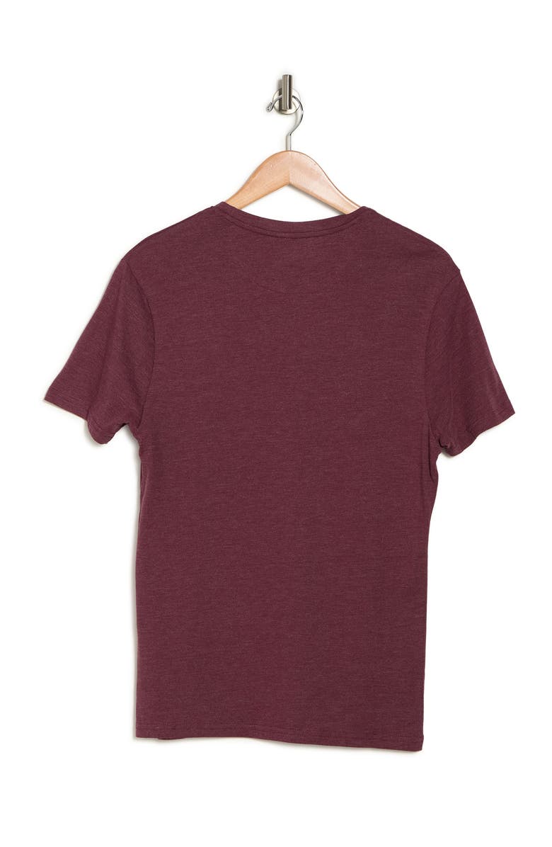 XRAY Crewneck Pocket T-Shirt, Alternate, color, Burgundy