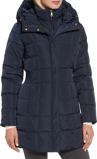 Cole Haan Hooded Down & Feather Jacket