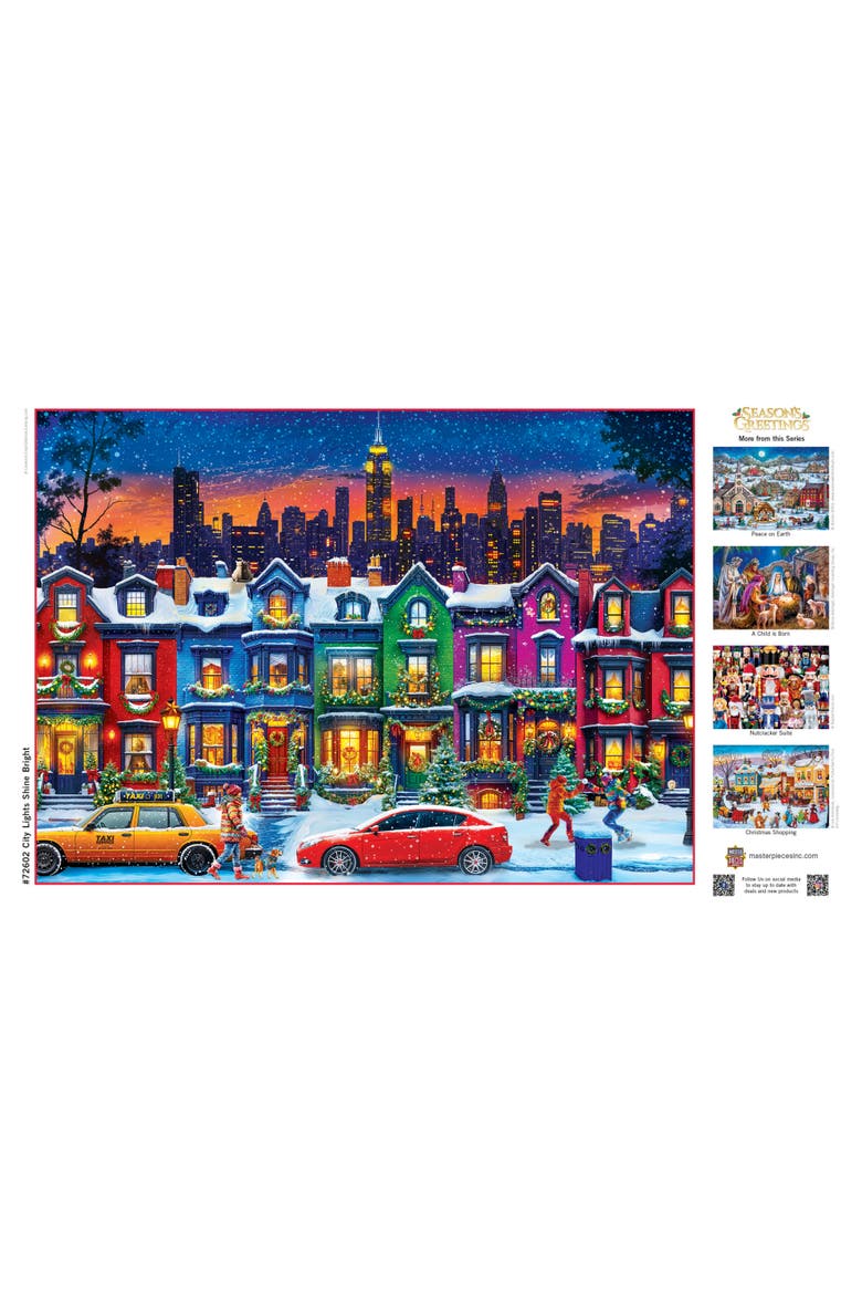 City Lights Shine Bright 1000pc Puzzle, Alternate, color, Multicolor