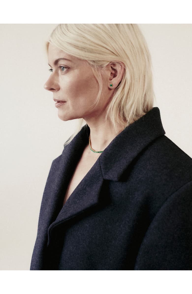 Monica Vinader x Kate Young Gemstone Stud Earrings, Alternate, color, 