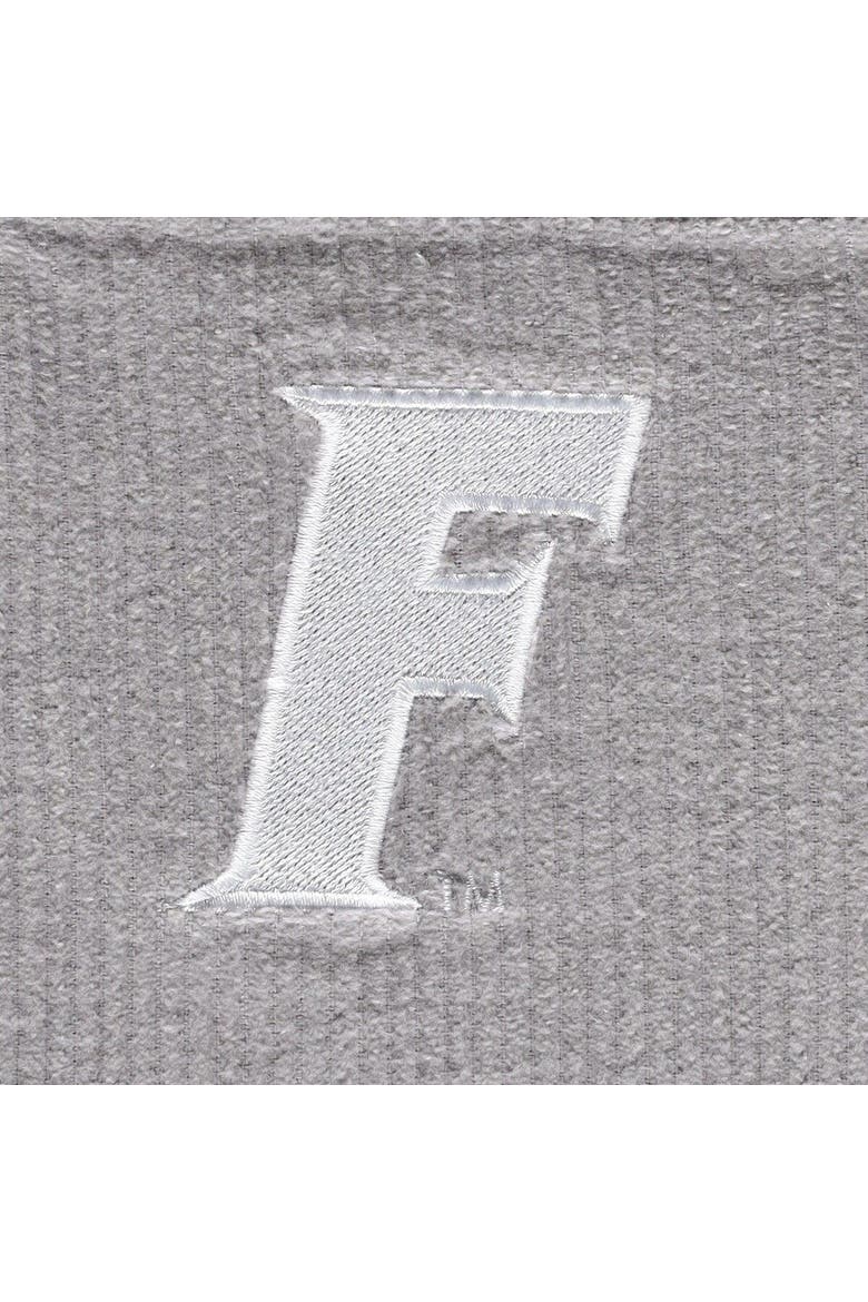Women's Gameday Couture Gray Florida Gators Vintage Wash Corduroy Full-Snap Hooded Shacket, Alternate, color, Gray