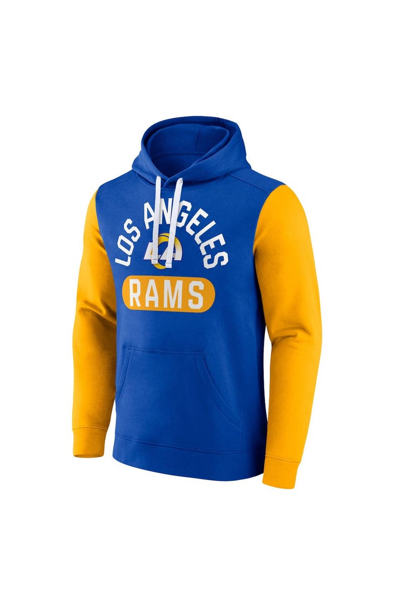 FANATICS Men's Fanatics Branded Royal Los Angeles Rams Extra Point Pullover Hoodie, Alternate, color,
