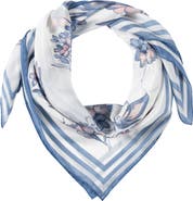 Lauren Ralph Lauren Floral Silk Square Scarf