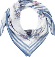 Lauren Ralph Lauren Floral Silk Square Scarf