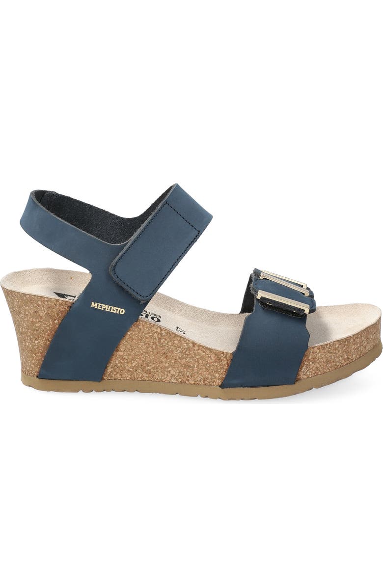 Mephisto Leonore Ankle Strap Sandal, Alternate, color, Navy