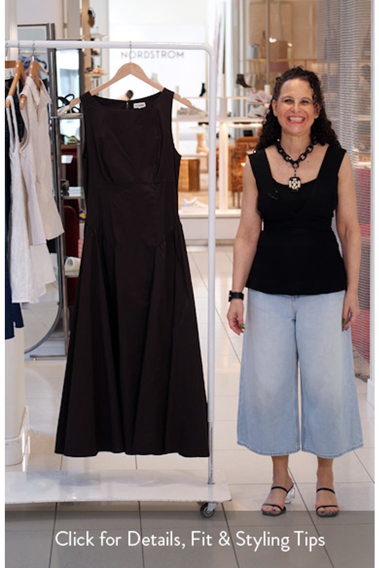 Gwen Drop Waist A-Line Midi Dress video