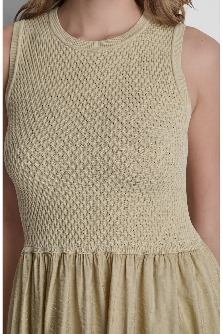 Sleeveless Diamond Knit Midi Dress, Alternate, color, MOJAVE DESERT