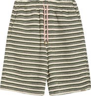 HONOR THE GIFT Speak Striped Knit Shorts