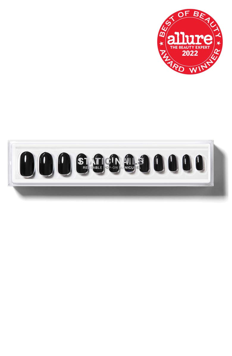 Static Nails Round Pop-On Reusable Manicure Set, Alternate, color,