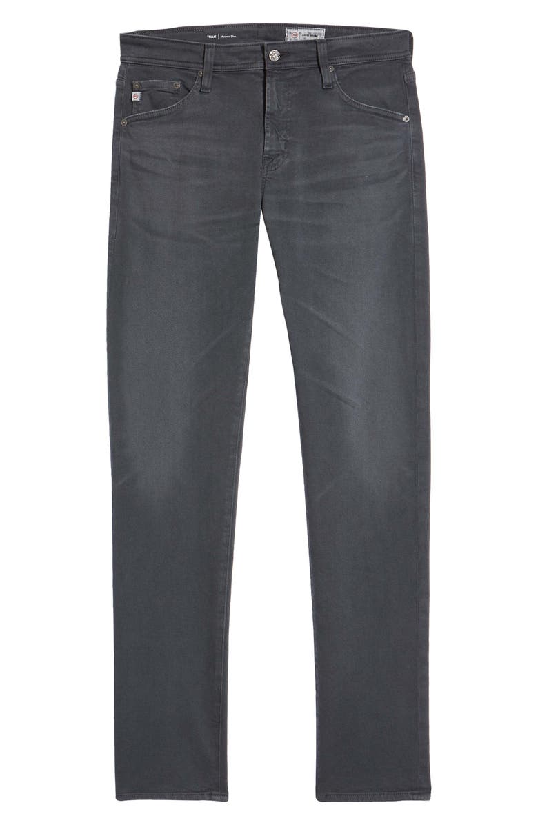 AG Tellis Slim Fit Jeans, Alternate, color, 7 Yrs Sul Pure Black