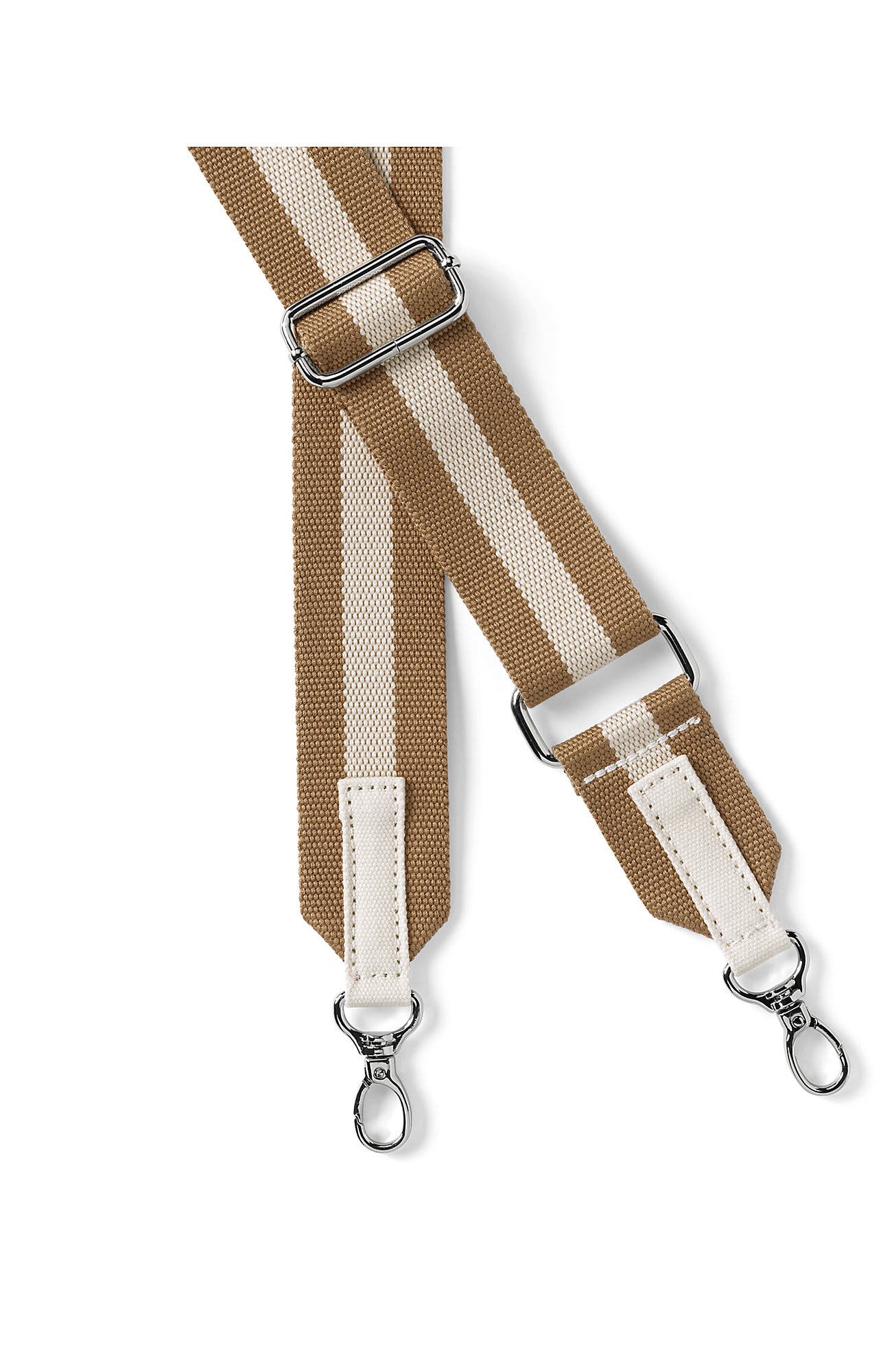 Adjustable Fashion Crossbody Strap, Main, color, Rich Camel/Natural Stripe
