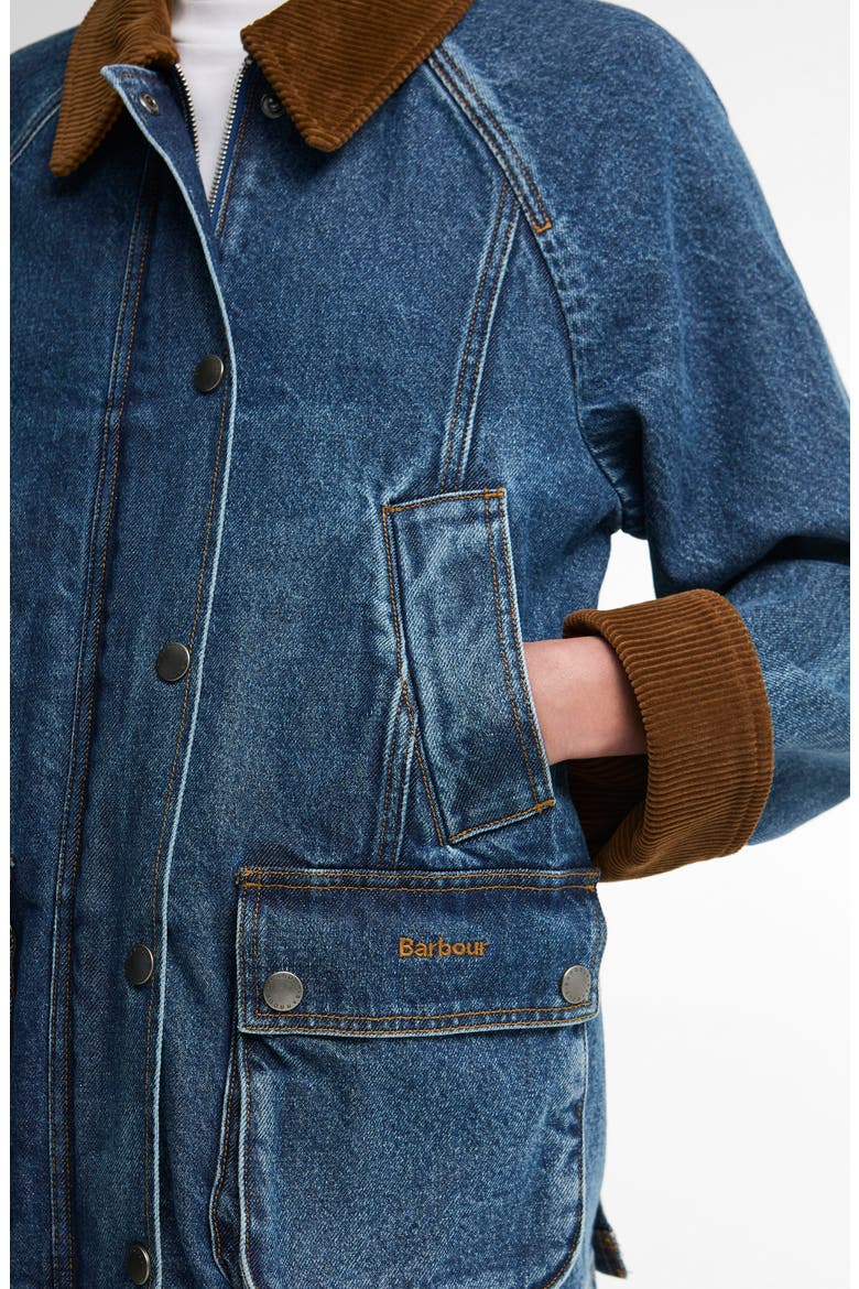 Modern Beadnell Denim Jacket, Alternate, color, MID BLUE DENIM/ CLASSIC