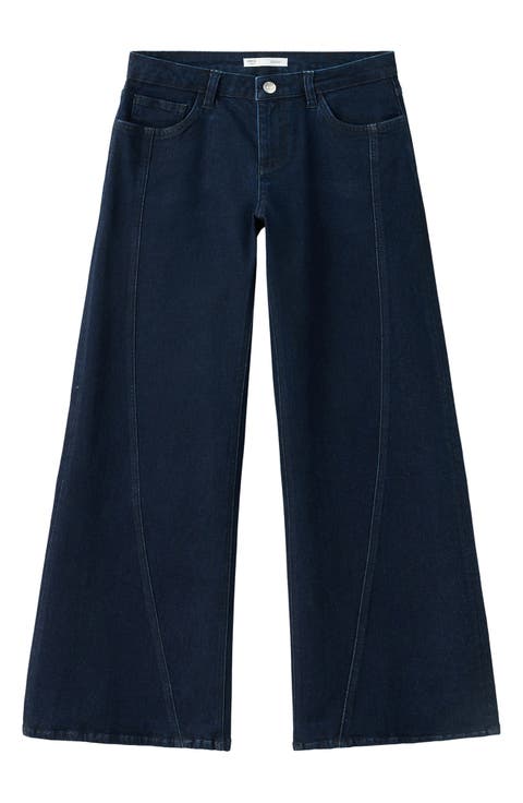 Low Waist Wide Leg Jeans