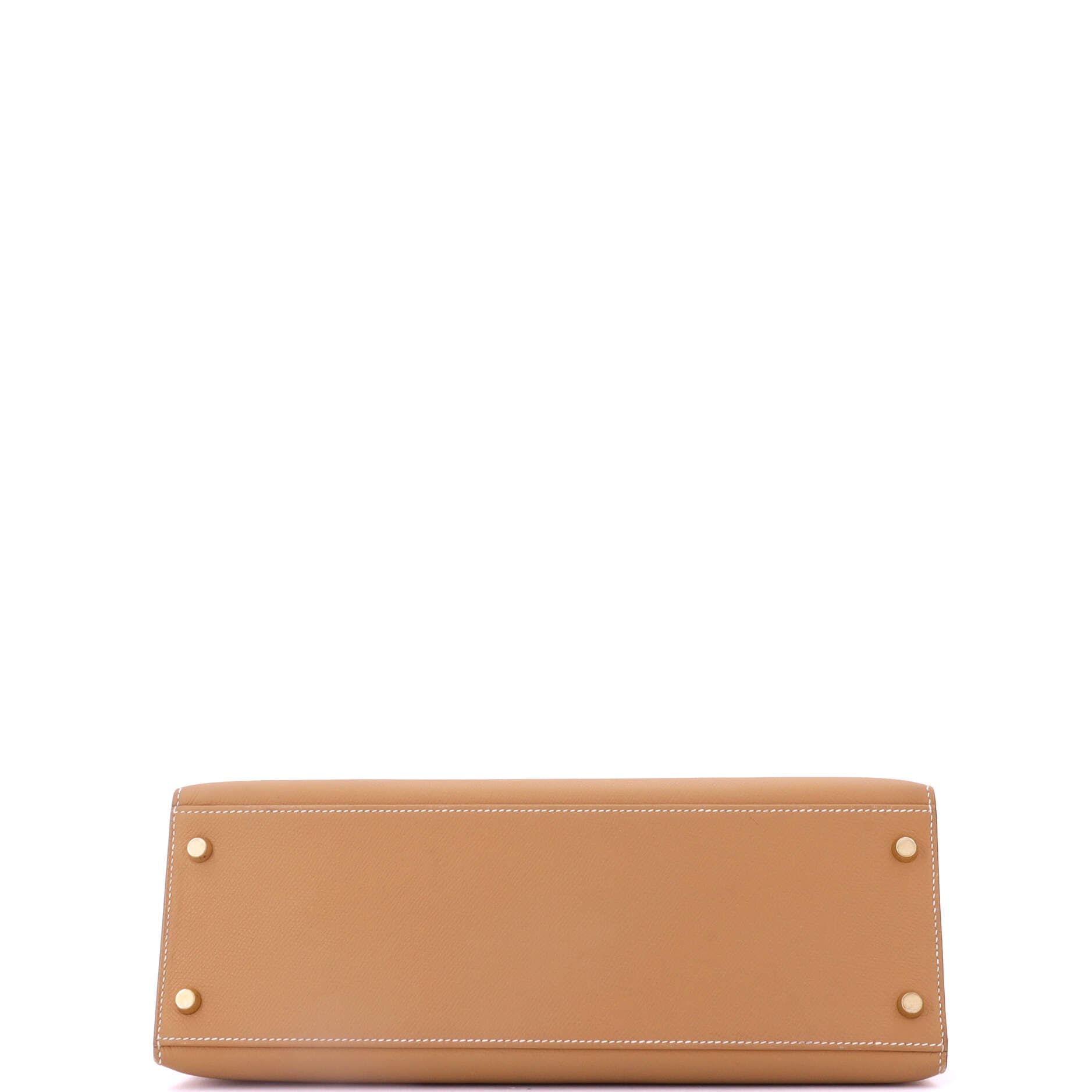 Pre-Owned Hermes Kelly Handbag Brown Epsom with Gold Hardware 32, Alternate, color, 