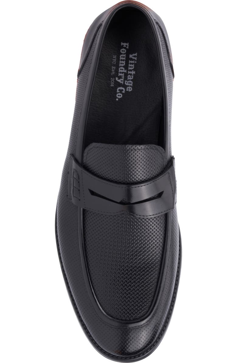 VINTAGE FOUNDRY Adamson Penny Loafer, Alternate, color, Black