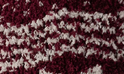Cuddl Duds 3-pack Cozy Crew Socks In Burgundy