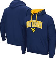 COLOSSEUM Men's Colosseum Navy West Virginia Mountaineers Big & Tall Arch & Logo 2.0 Pullover Hoodie