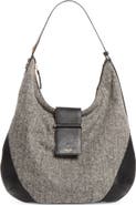 Jimmy Choo Bar Herringbone Hobo