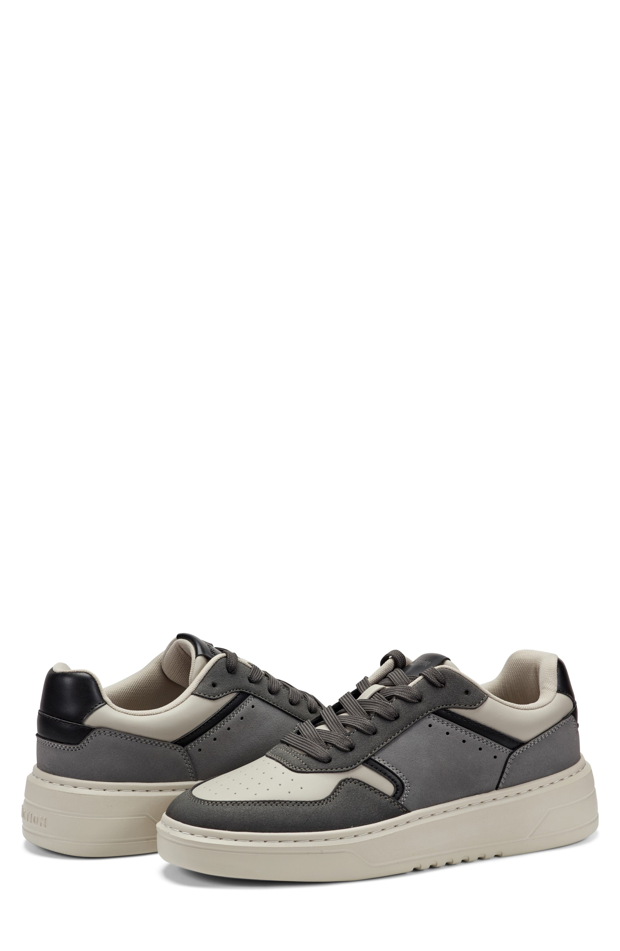 Kenneth Cole Reaction Dover Low Top Sneaker, Alternate, color, Light Gray