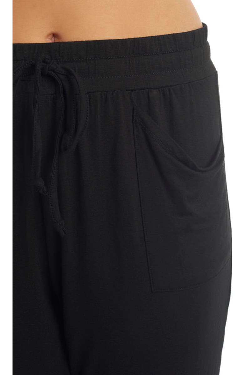 Everly Grey Whitney During & After 2-Piece Maternity/Nursing Top & Pant Set, Alternate, color, Black