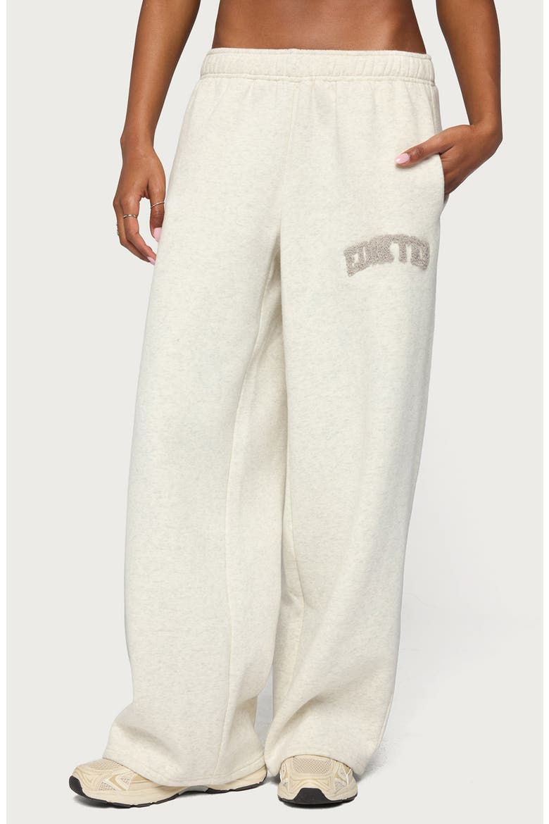 to You Wide Leg Sweatpants, Main, color, LIGHT-GRAY-MELANGE