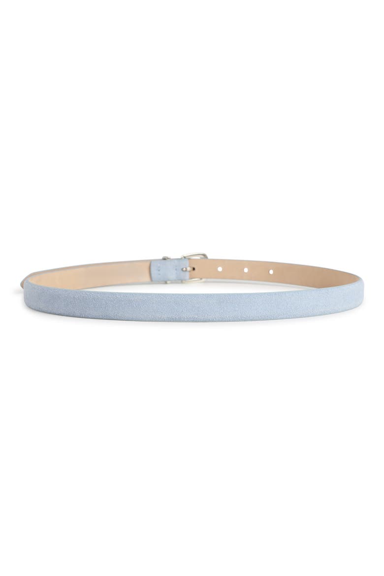 Suede Belt, Alternate, color, SOFT BLUE