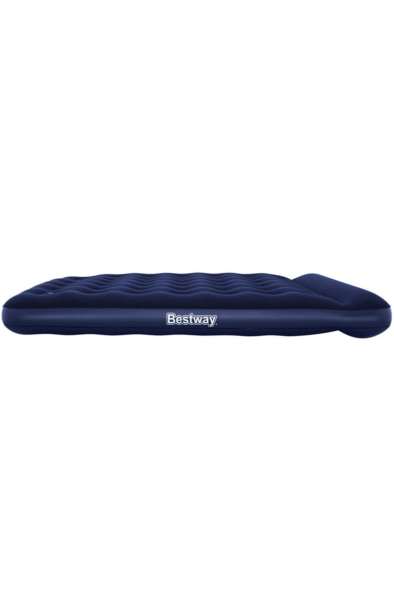 Bestway Easy Inflate Flocked Queen Air Mattress, Alternate, color, Multicolored