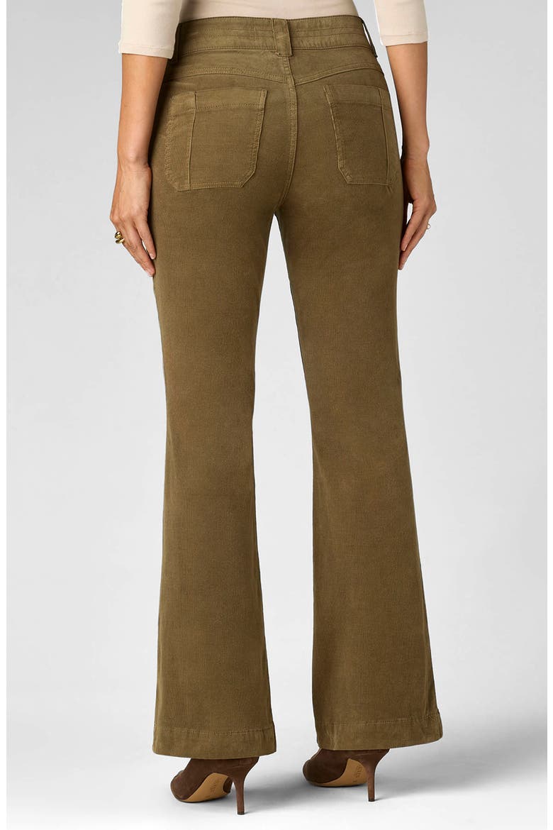 Madison High Waist Bootcut Corduroy Pants, Alternate, color, FOREST MOSS