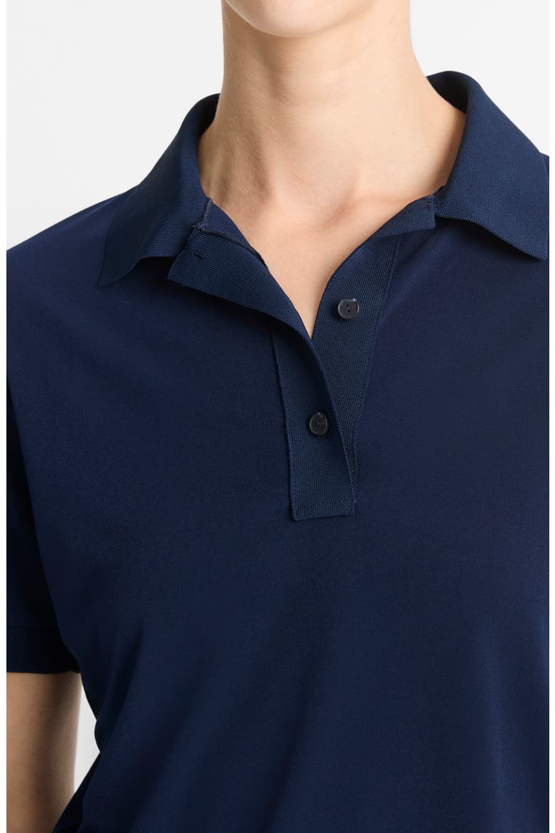 Short Sleeve Polo Shirt, Alternate, color, NAVY