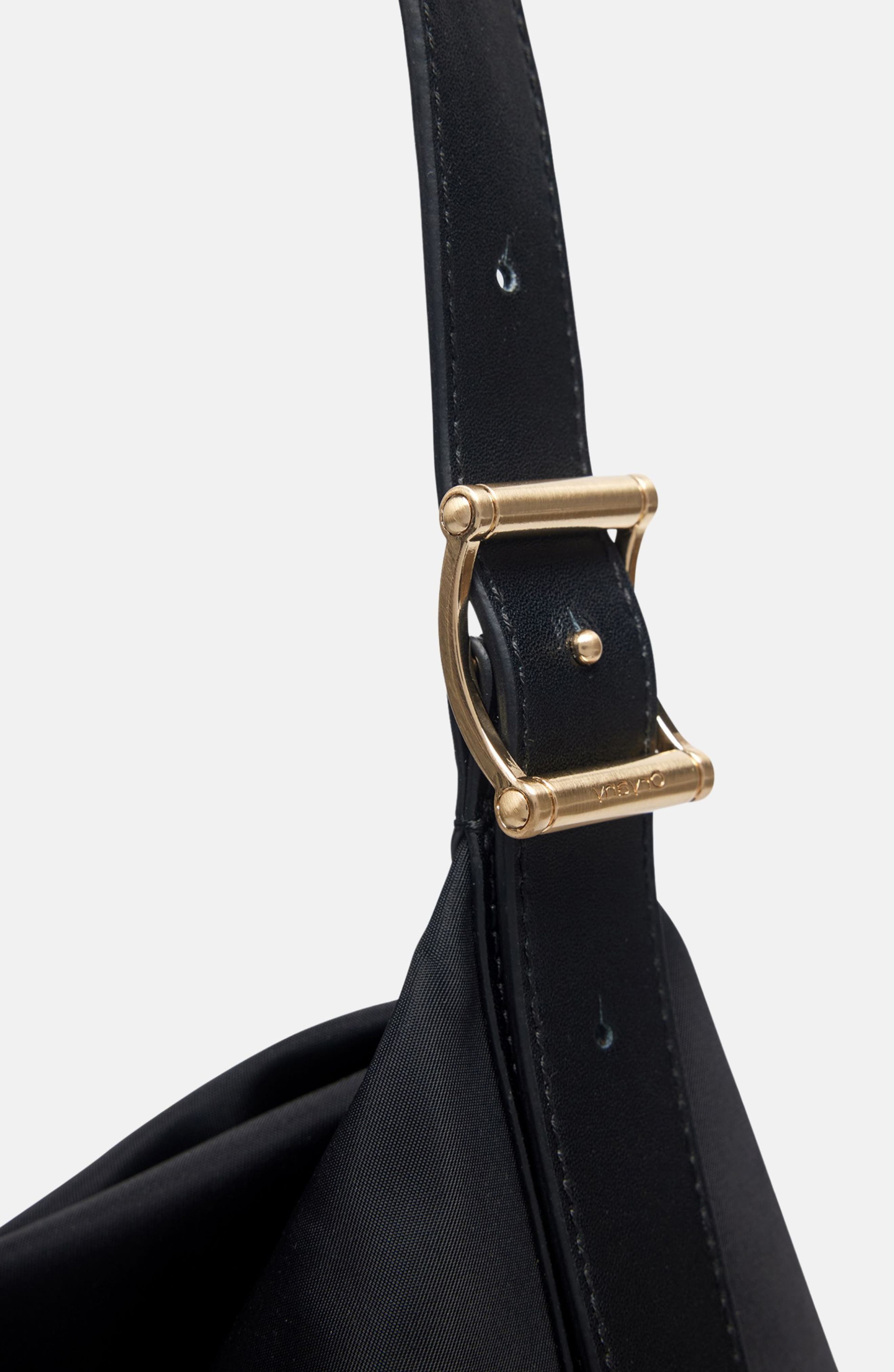 Oryany Sophia Nylon Shoulder Bag, Alternate, color, Black
