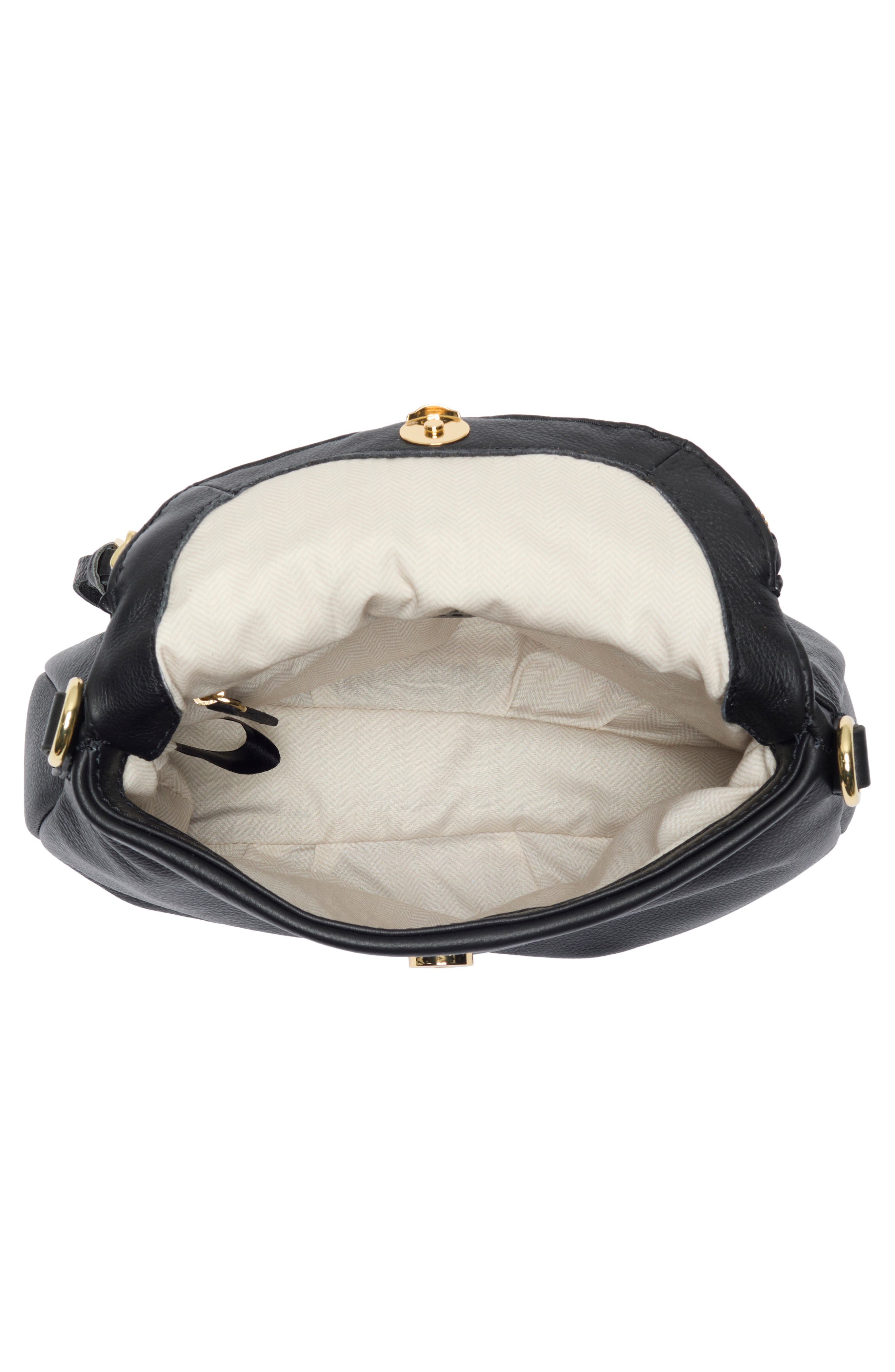 AIMEE Weekend Theory Double Entry Crossbody Bag, Alternate, color, Black