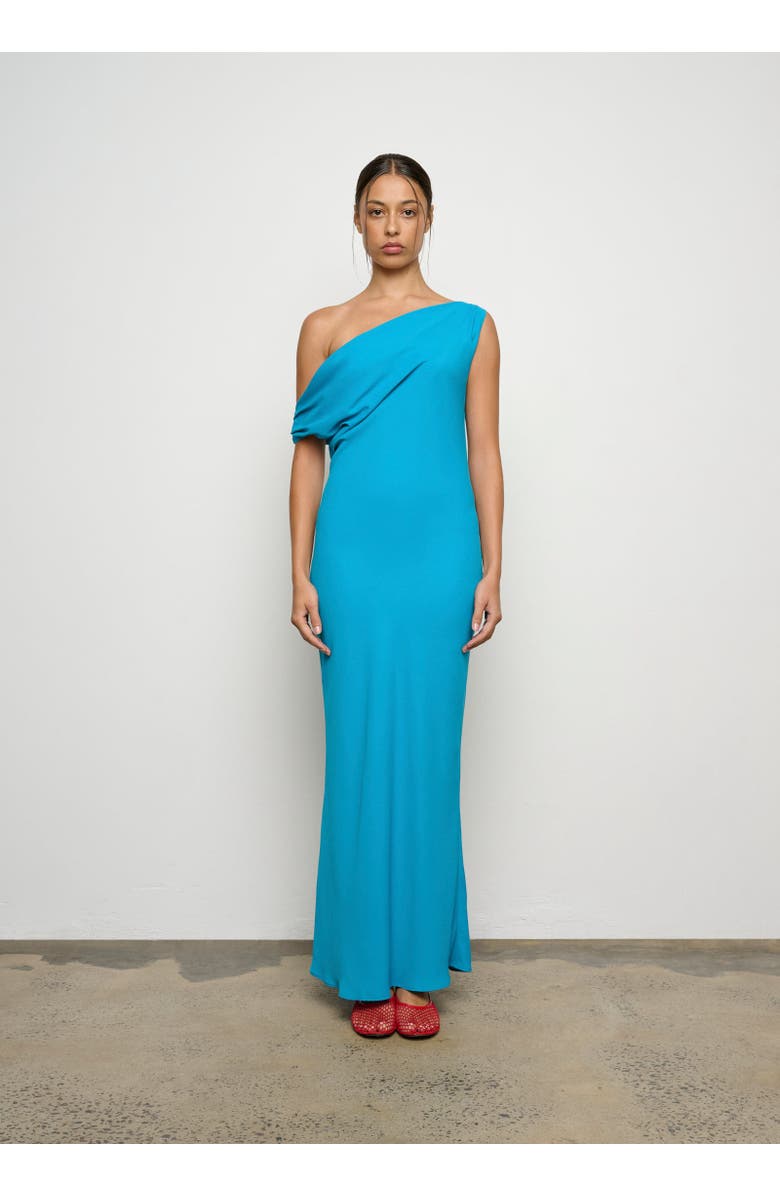 ONE OF OTHERS Bardot Dress, Main, color, Azure