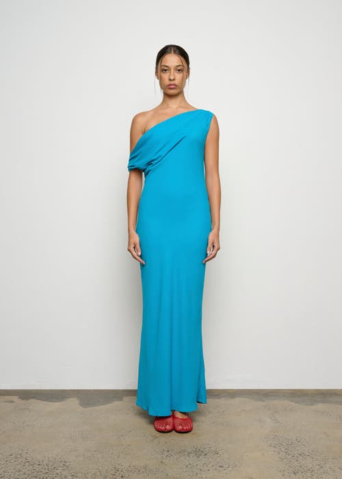 One Of Others Bardot Dress In Azure
