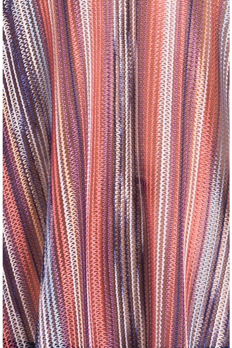 Stripe Caftan, Alternate, color, PEACH