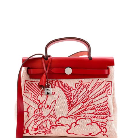Herbag Zip Pegase Pop Toile and Leather 31