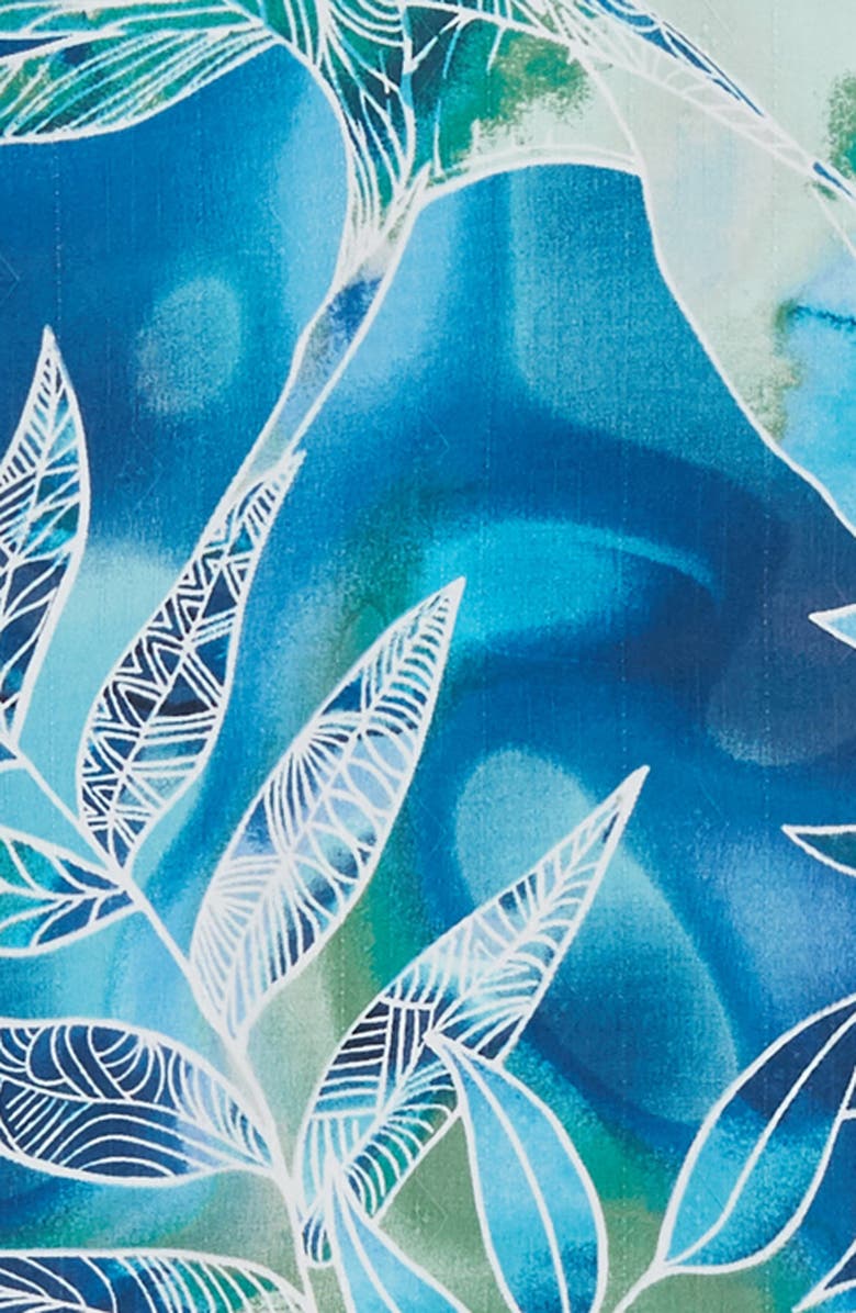 Tommy Bahama Azul Lagoon Classic Fit Short Sleeve Silk Button-Up Shirt, Alternate, color, 