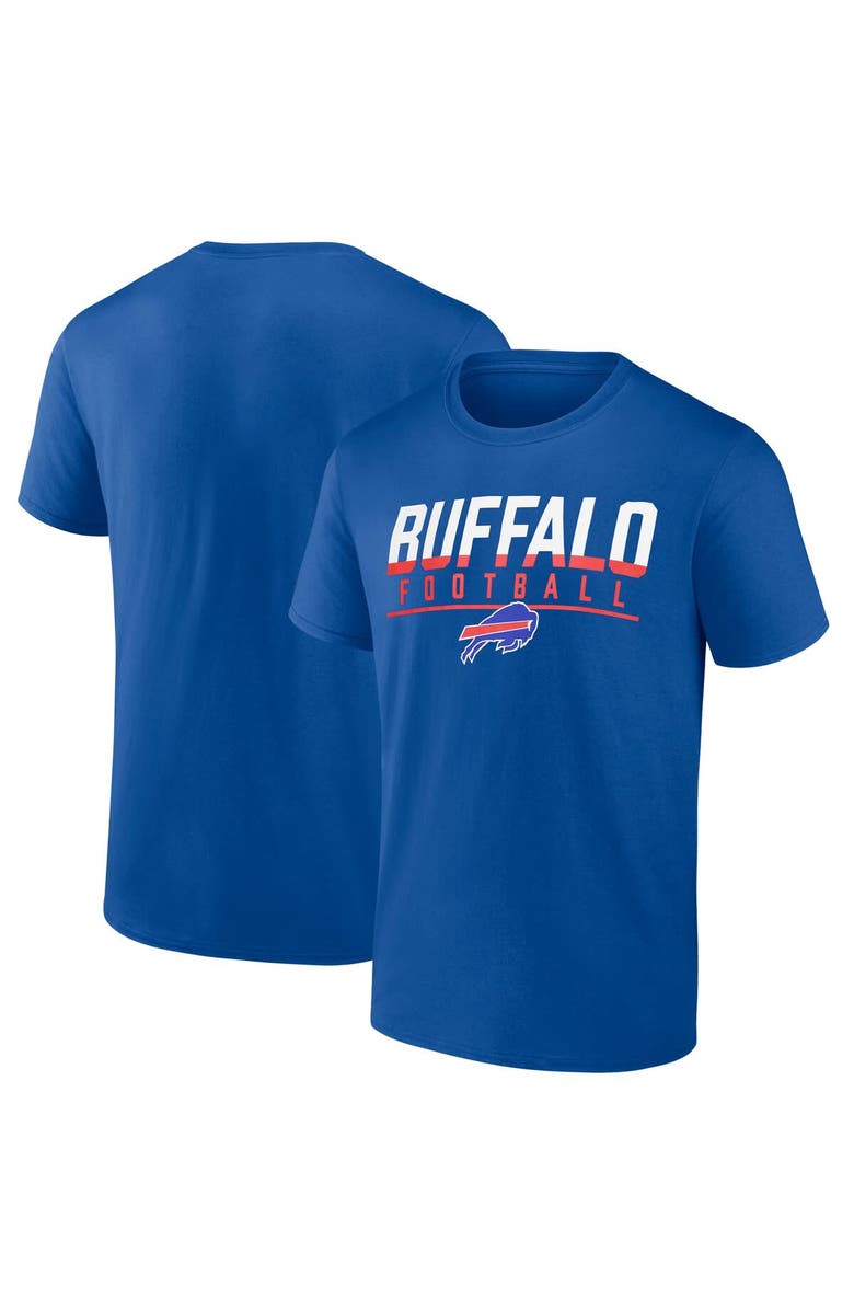 FANATICS Men's Fanatics Royal Buffalo Bills Blocked T-Shirt, Alternate, color,