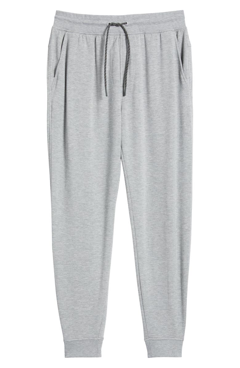 Free Fly Brushed Fleece Joggers, Alternate, color, Heather Grey