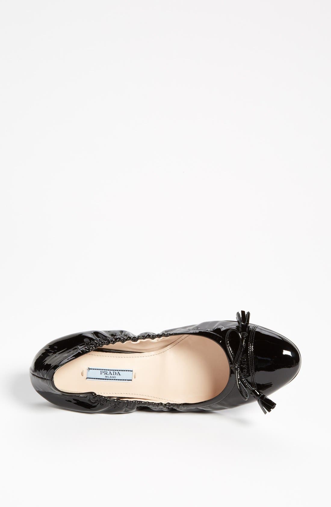 Tassel Ballet Flat, Alternate, color, BLACK