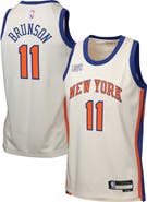 Nike Youth Nike Jalen Brunson Cream New York Knicks 2025/26 City Edition Swingman Jersey