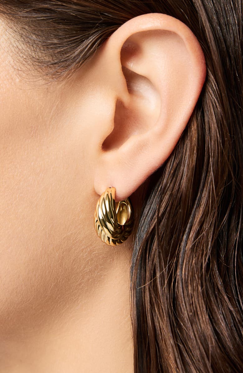 Ana Luisa Gold Hoop Earrings - Tymie, Alternate, color, Gold