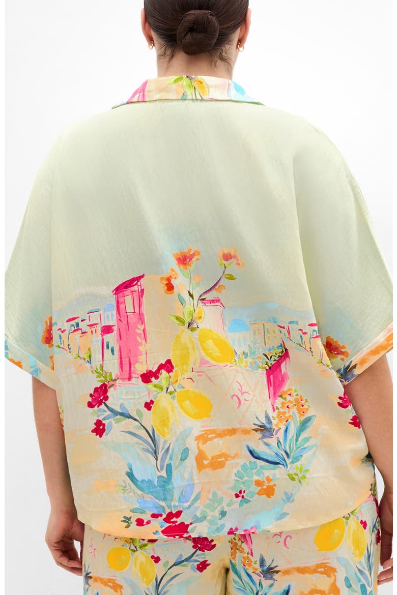 Sorrento Relaxed Fit Button-Up Shirt, Alternate, color, SORRENTO SUMMER