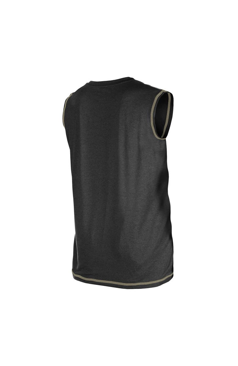 New Era Men's New Era Black New Orleans Saints Tank Top, Alternate, color,