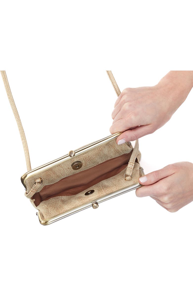 HOBO Lauren Leather Frame Crossbody Bag, Alternate, color,