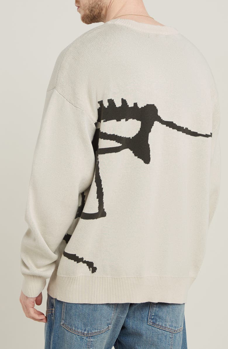 G-STAR Running Dog Graphic Organic Cotton Sweater, Alternate, color,