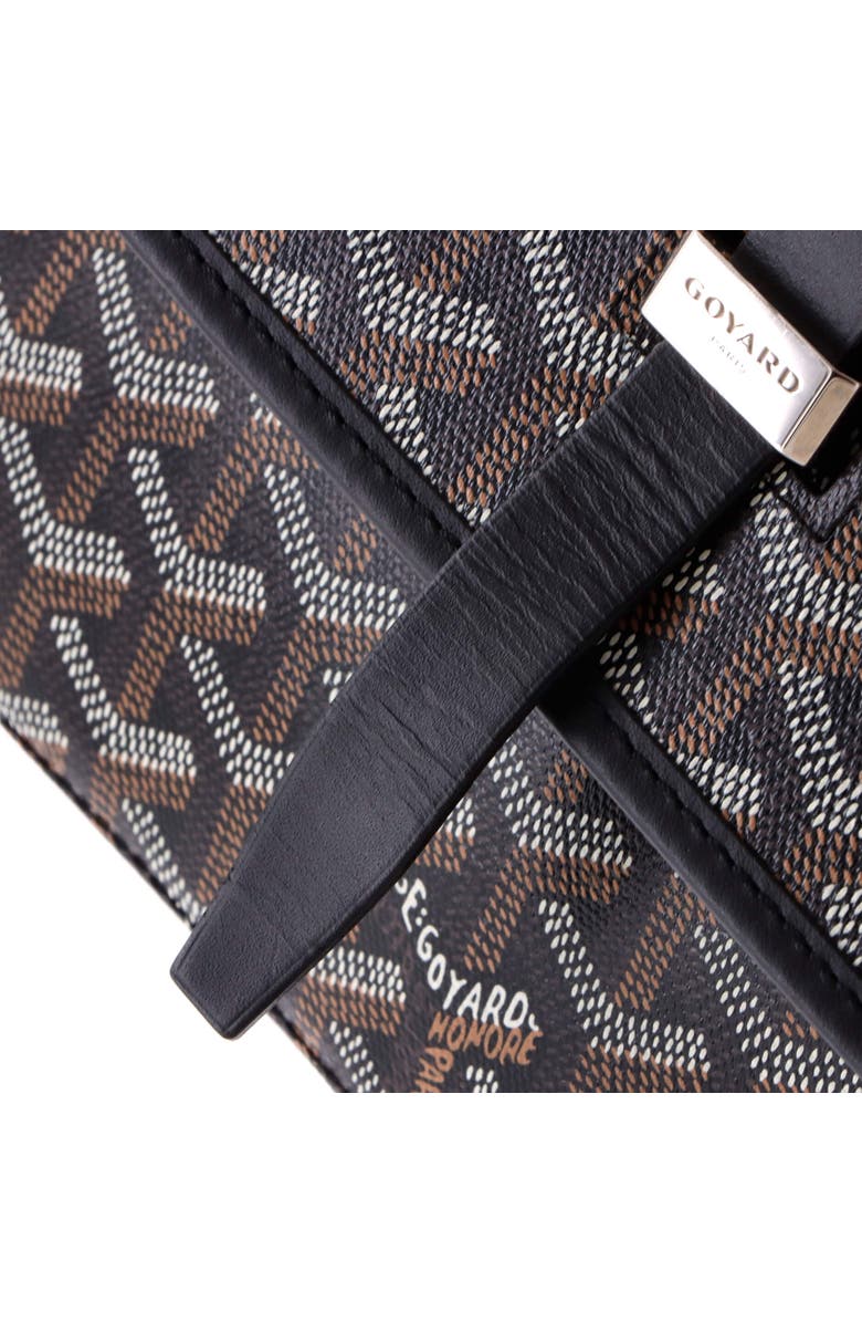 Pre-Owned Goyard Belvedere II Messenger Bag Coated Canvas MM, Alternate, color, Black