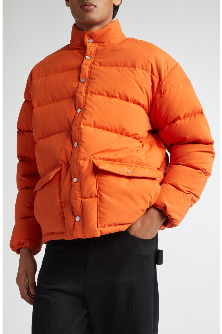 Burlington Down Puffer Jacket, Alternate, color, ORANGE