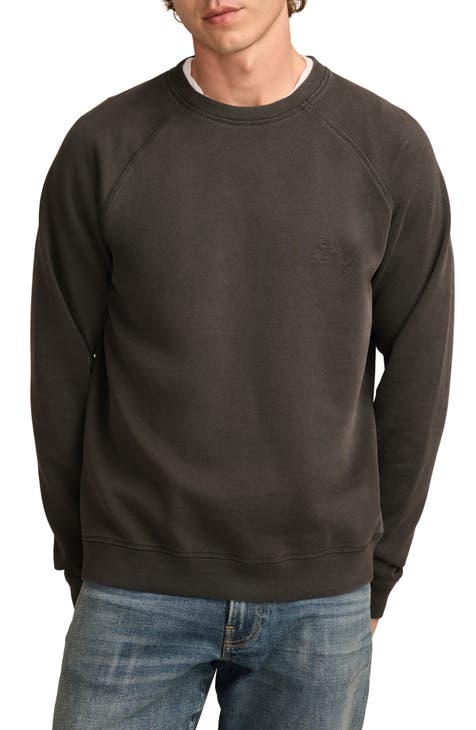 Lucky Brand New AC/DC store Charcoal Gray Pullover