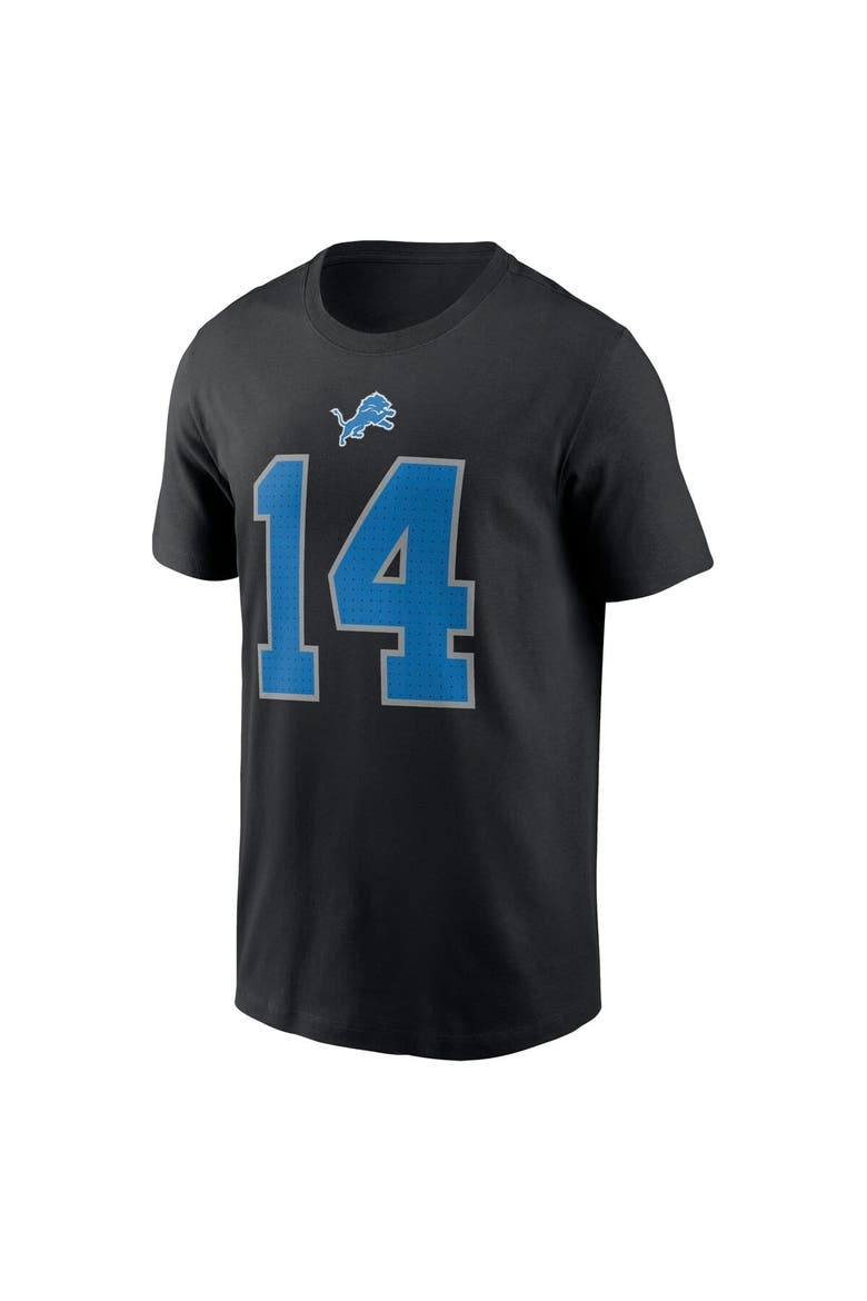 Men's Nike Amon-Ra St. Brown Black Detroit Lions Player Name & Number T-Shirt, Alternate, color, Black